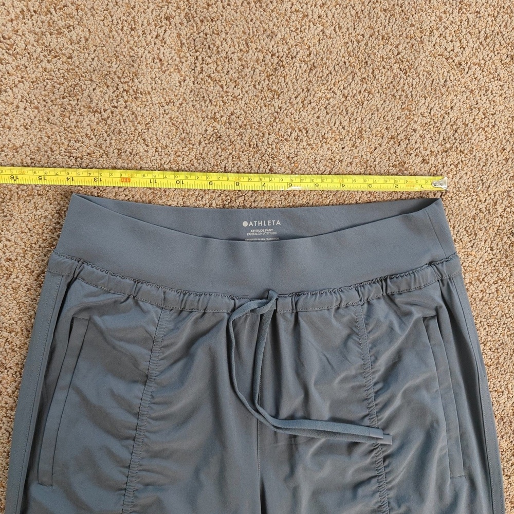 Athleta Women's Attitude Mid Rise Jogger Granite Blue Size 8 - Picture 10 of 13